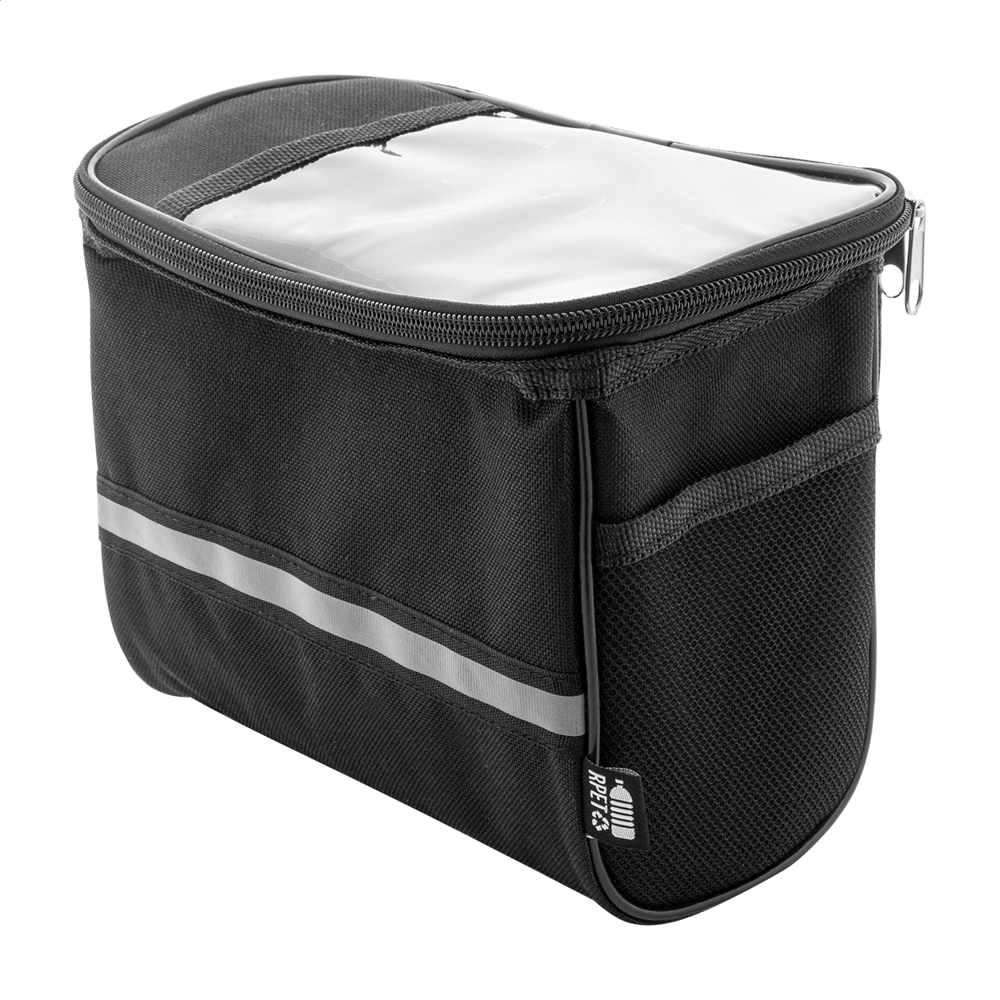 Velofon Plus - RPET fiets mobiele houder tas - met logo of onbedrukt bestellen