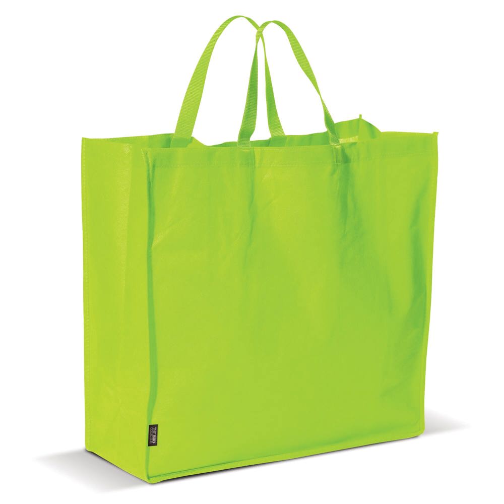 Draagtas non woven 75g/m² - bedrukt of onbedrukt verkrijgbaar - lichtgroen