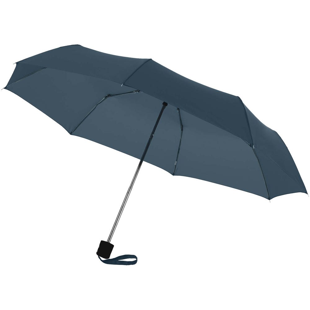 Ida 21.5'' opvouwbare paraplu - voor bedrijven en relatiegeschenken - Hale blauw