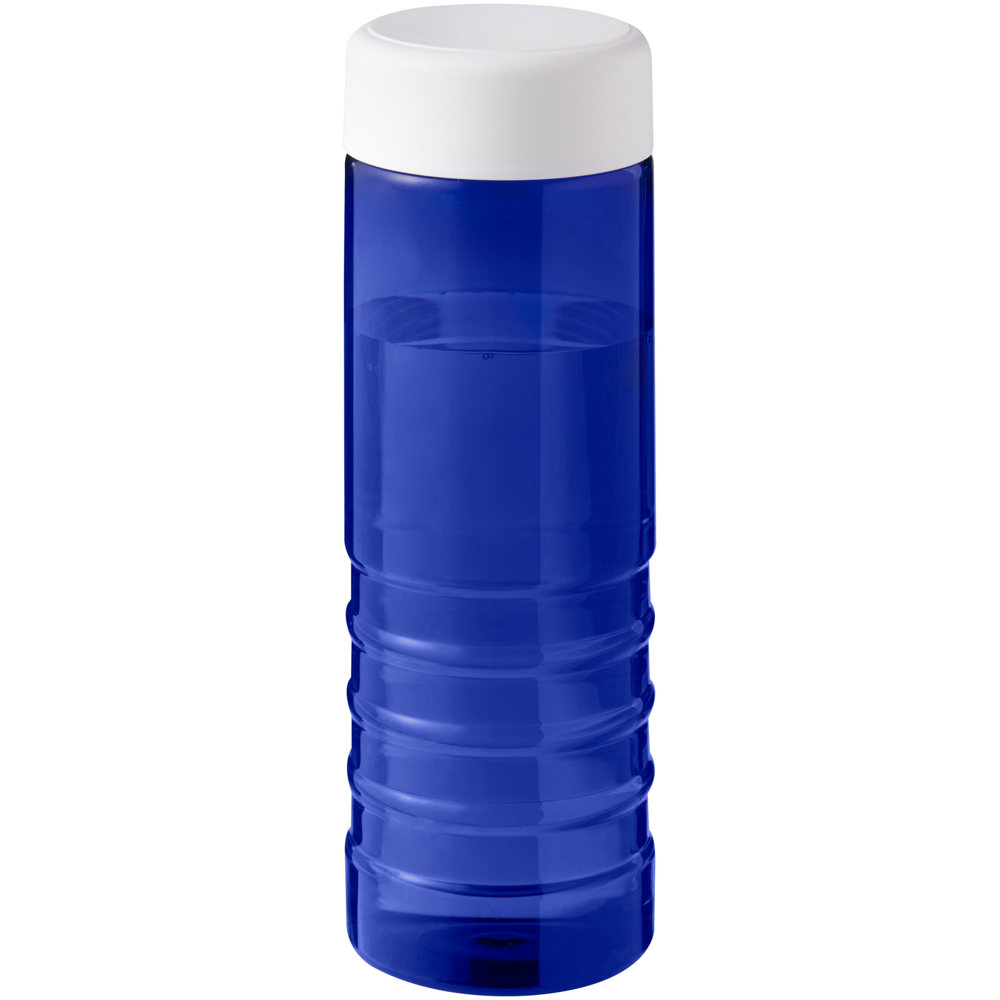 H2O Active® Eco Treble 750 ml waterfles met schroefdop - bedrukt of onbedrukt verkrijgbaar - Blauw, Wit