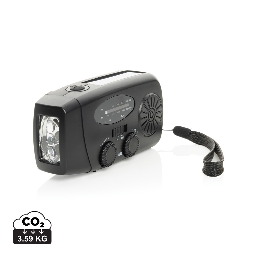 RescueWave noodradio van RCS gerecycled plastic