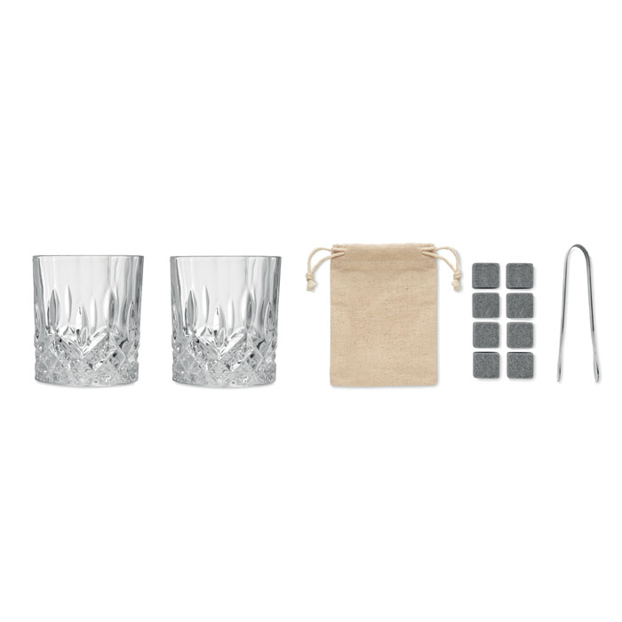 INVERNESS - Luxe whiskey set in bamboe box