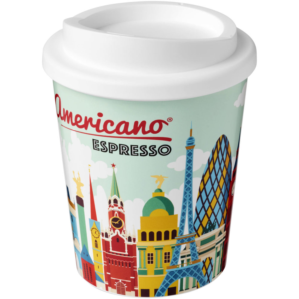Brite Americano® espresso 250 ml geïsoleerde beker - kopen of bedrukken - wit