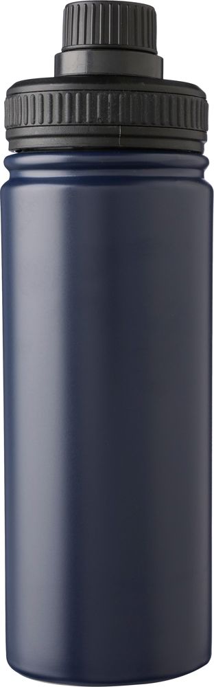 Roestvrijstalen dubbelwandige 500 ml drinkfles Chad - voor bedrijven en relatiegeschenken - Blauw