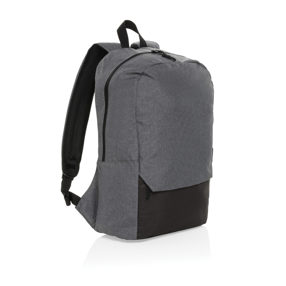 Kazu AWARE™ RPET basis 15.6" laptoprugzak - met logo of onbedrukt bestellen - grijs (± PMS Grey)