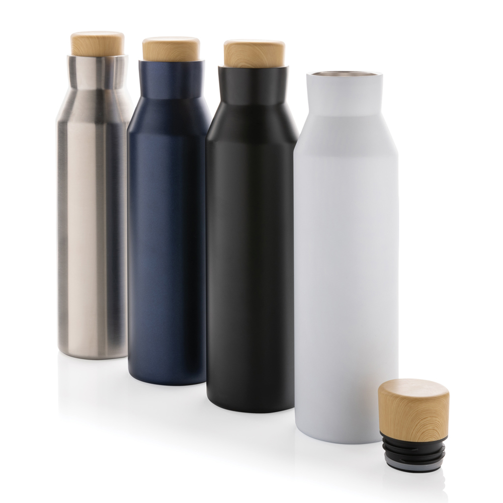 Gaia RCS-gecertificeerde gerecyclede rvs vacuümfles - kopen of bedrukken