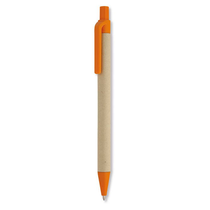 CARTOON - Balpen van papier/maïs