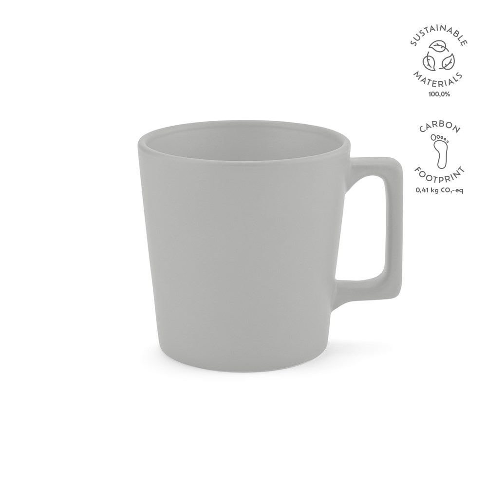 Thames 350 Mok Keramisch 360 ml - voor bedrijven en relatiegeschenken - lichtgrijs