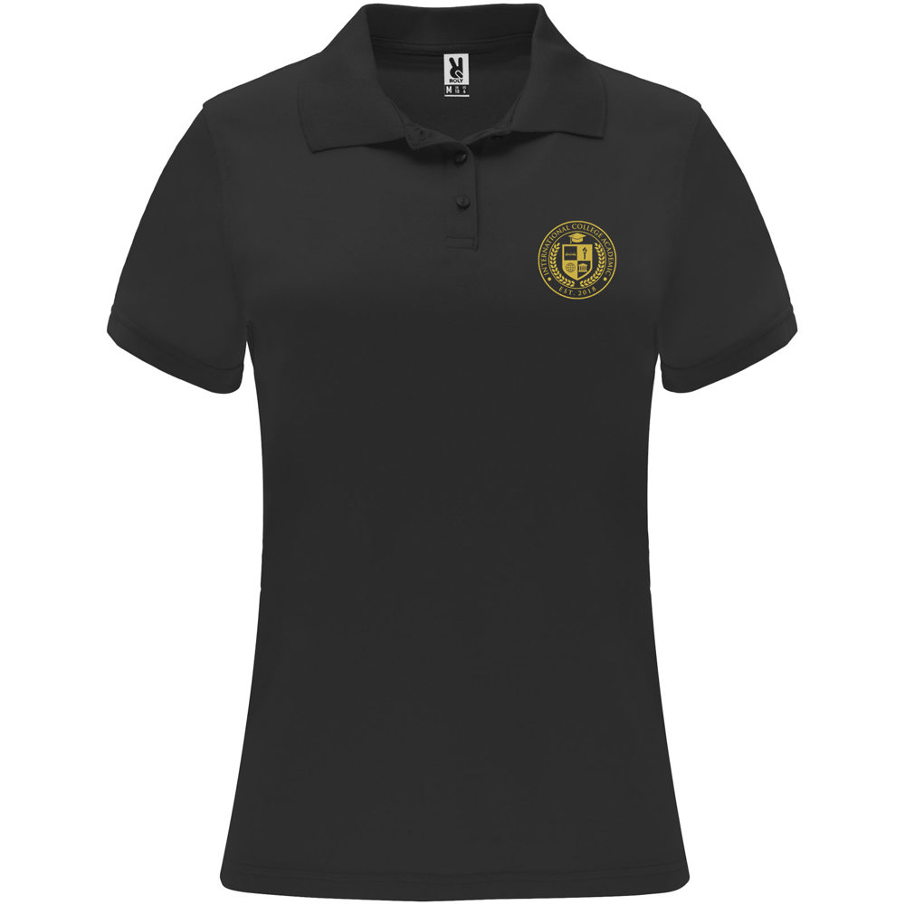 Monzha 150 g/m² sportpolo met korte mouwen voor dames