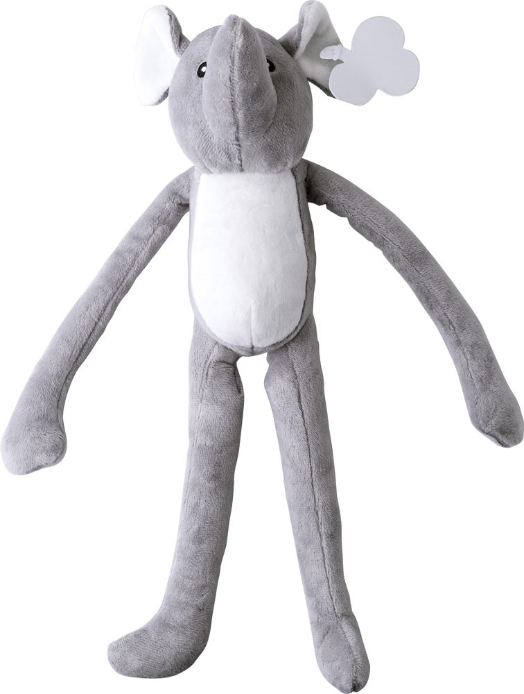 Pluche olifant Madeline - met logo of onbedrukt bestellen - custom/multicolor
