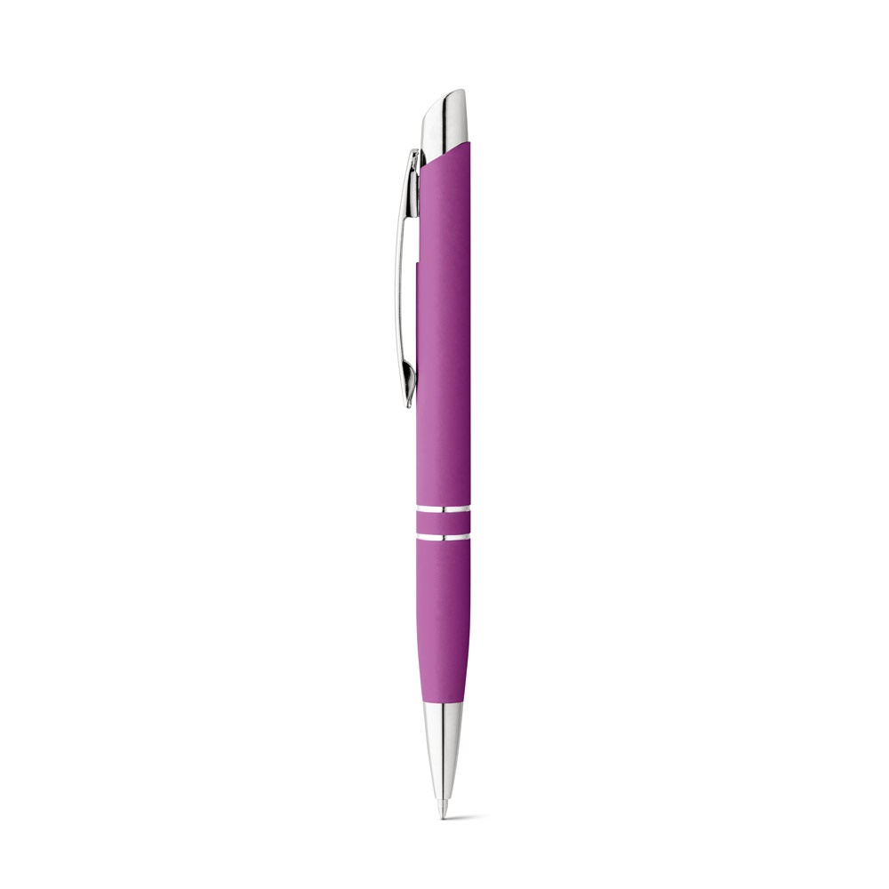 MARIETA SOFT. Aluminium balpen met clip - voor bedrijven en relatiegeschenken - Paars