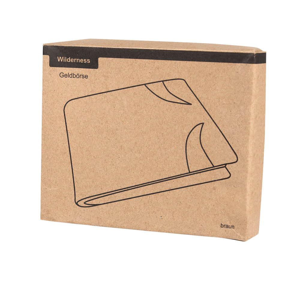 WILDERNESS I - Lederen billfold portemonnee - voor bedrijven en relatiegeschenken
