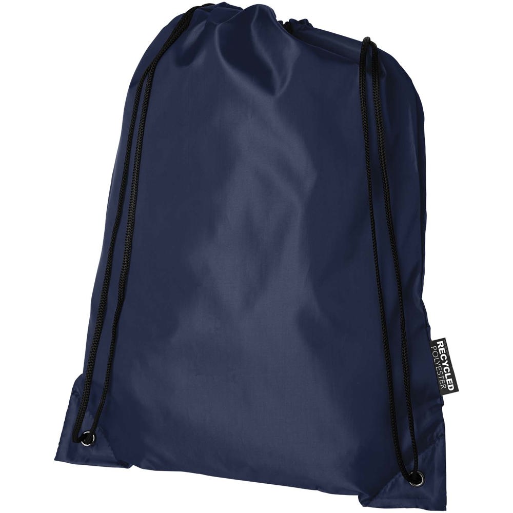Oriole RPET rugzak met trekkoordsluiting 5L - kopen of bedrukken - Marineblauw