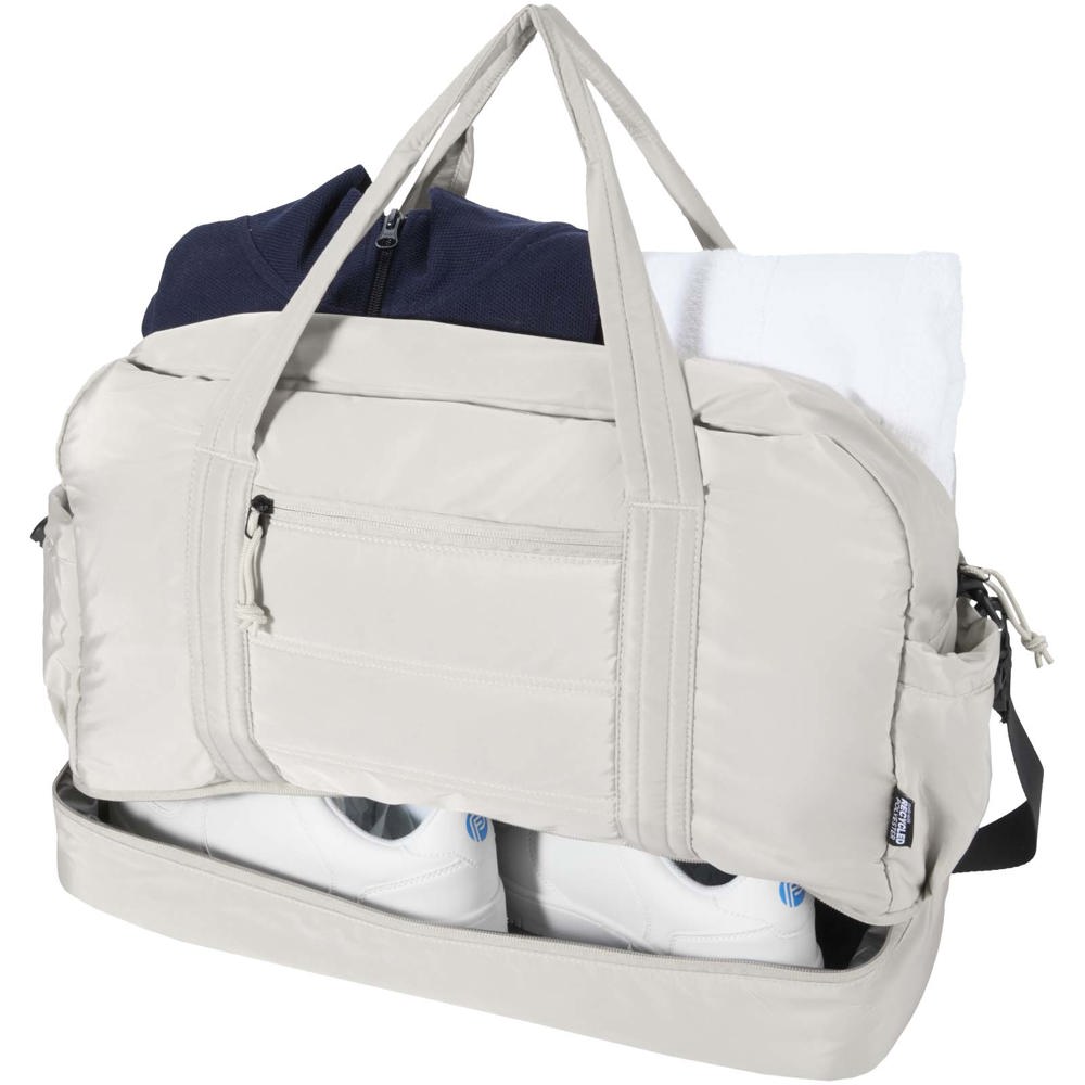 Puffer GRS gerecycleerde duffelbag met geïsoleerde bodem 30L