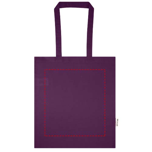Madras Blend draagtas van 140 g/m² GRS gerecycled katoen 7 l