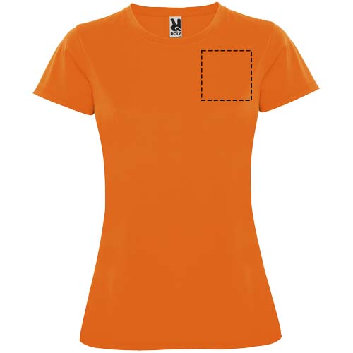 Montecarlo 150 g/m² sportshirt met korte mouwen voor dames