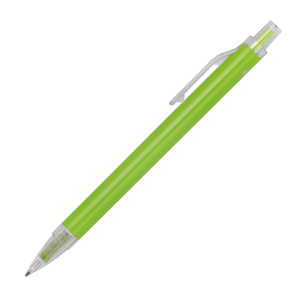 Balpen met transparante clip