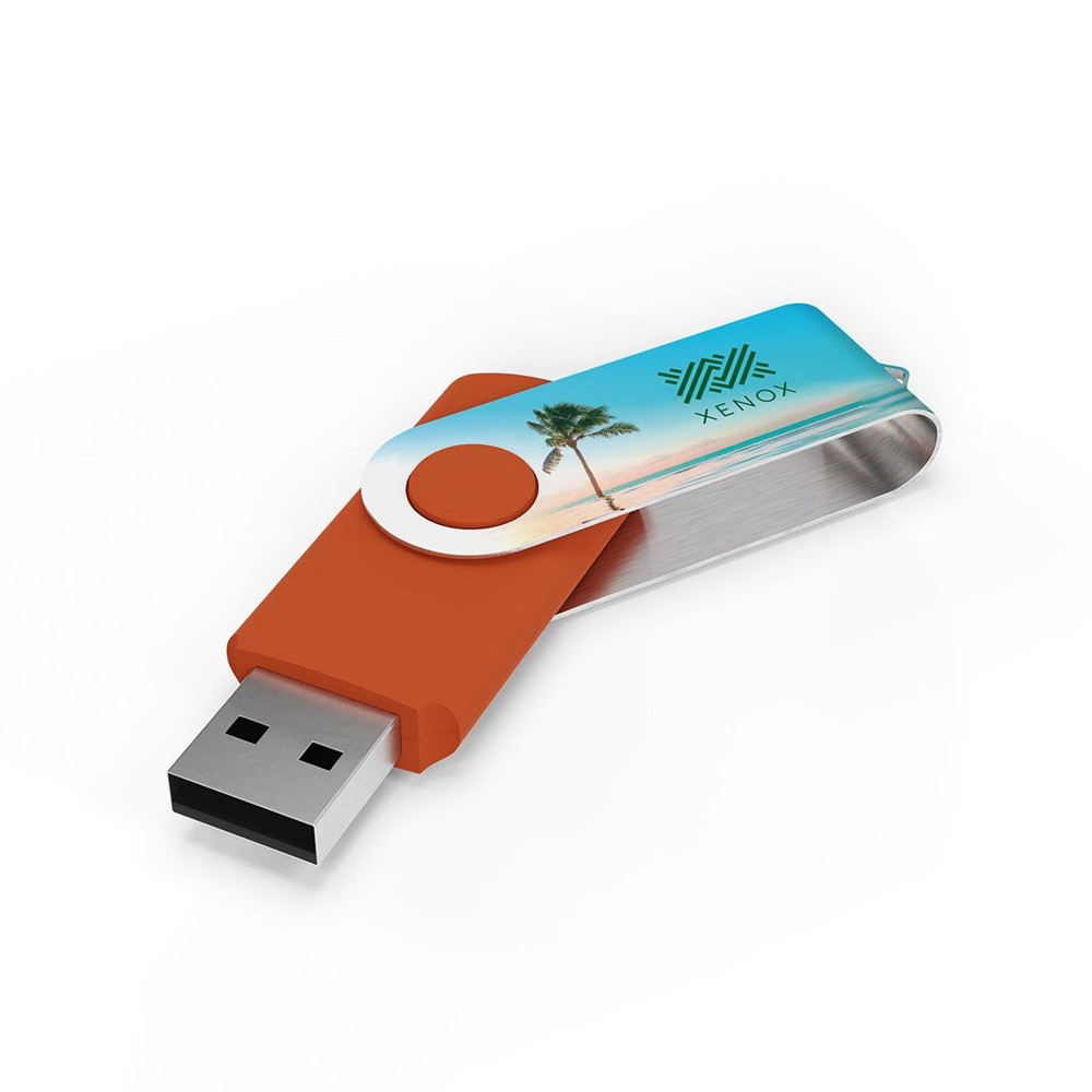 USB Stick Twister- Oranje- 128GB 2.0