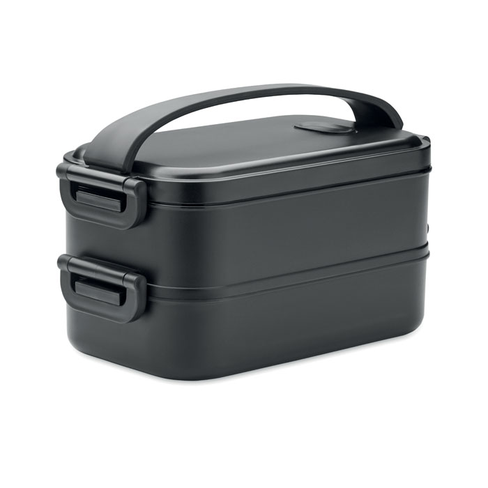 IDOLUNCH - Lunchbox van PP - kopen of bedrukken - Zwart