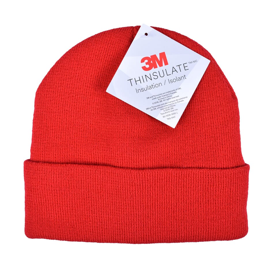 Gebreide muts met Thinsulate - bedrukt of onbedrukt verkrijgbaar - Rood (PMS 199c) / Rood