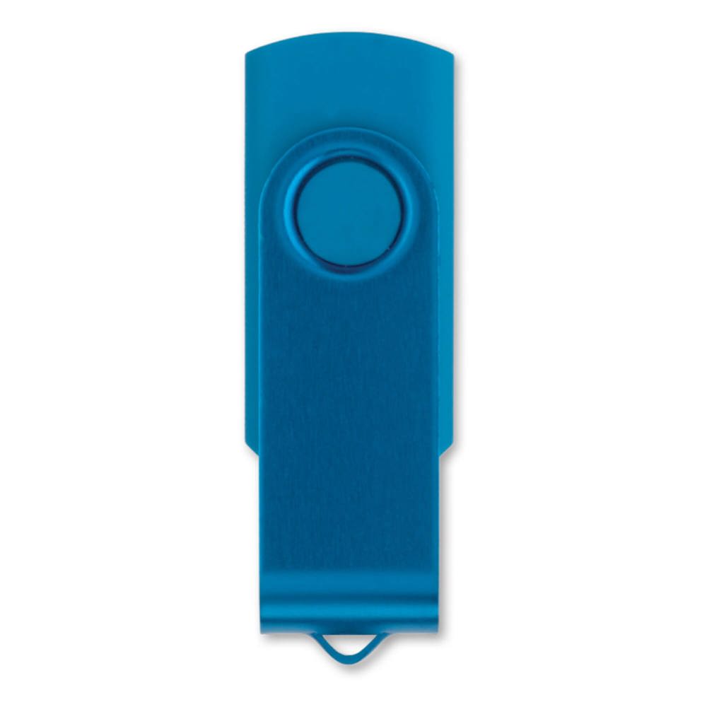 USB stick 2.0 Twister 8GB - voor bedrijven en relatiegeschenken - Lichtblauw