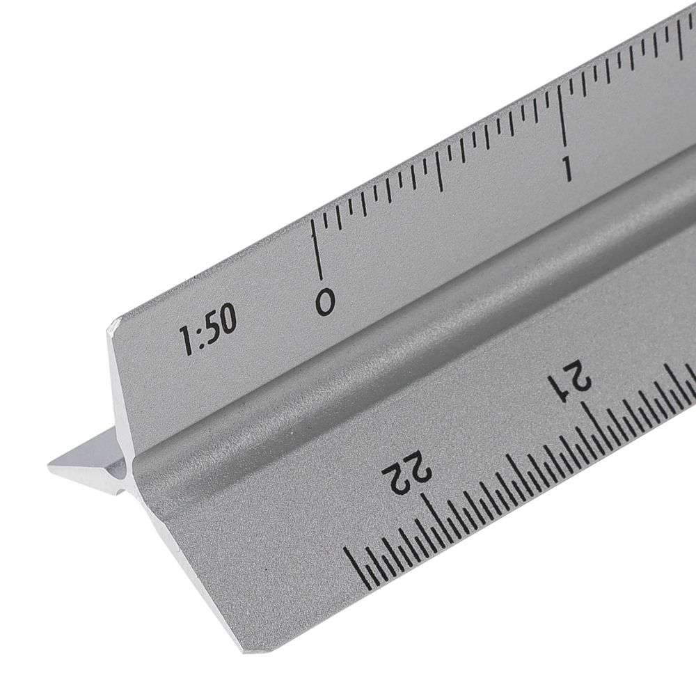 Aluminium driehoekige liniaal Tavi