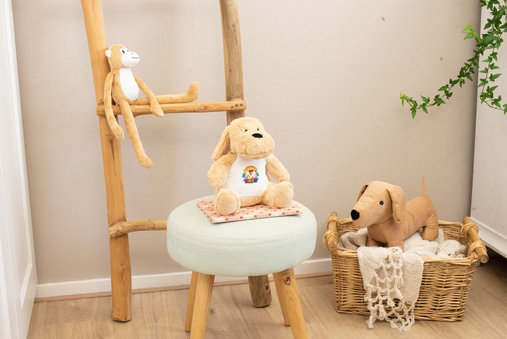 Pluche knuffelhond Hailey