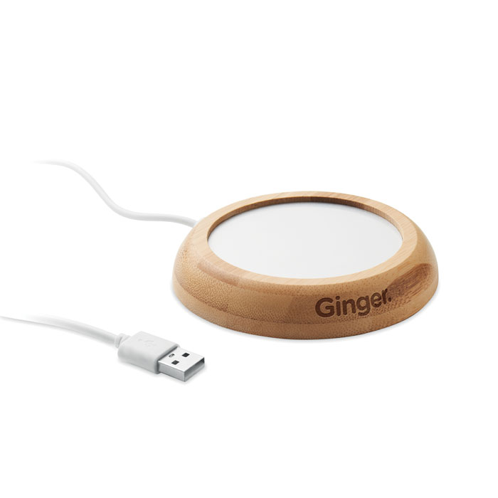 MUGLET - Bamboe mokwarmer met USB - kopen of bedrukken