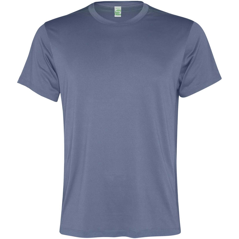Slam sportshirt met korte mouwen voor heren - bedrukt of onbedrukt verkrijgbaar - Zenblauw