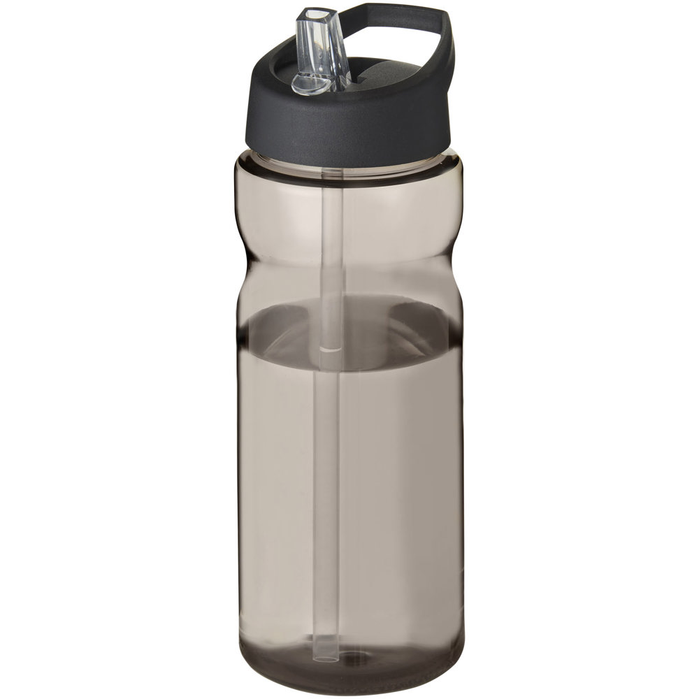 H2O Active® Base Tritan™ 650 mlsportfles met tuitdeksel - kopen of bedrukken - Houtskool, Zwart