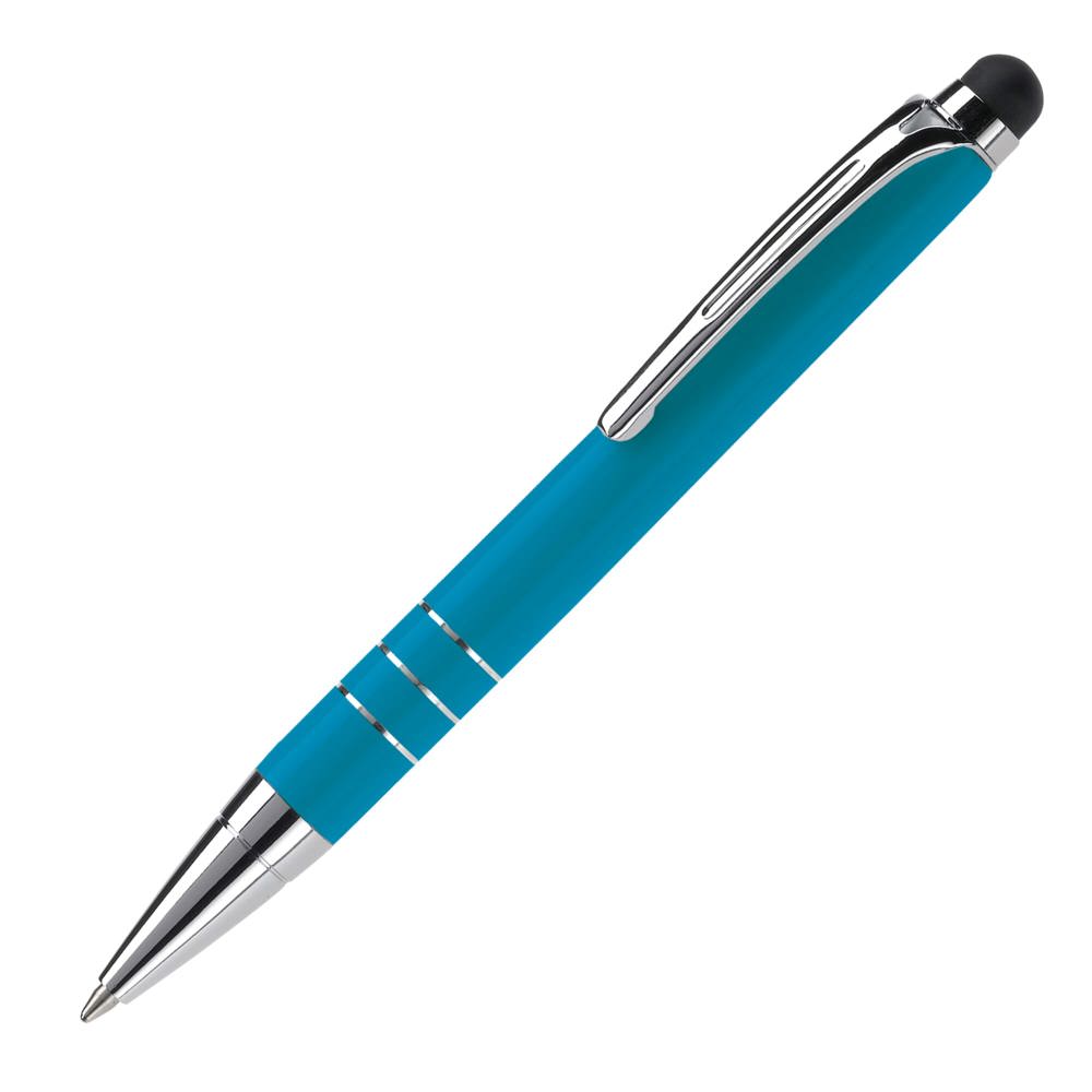 Balpen stylus metaal - voor bedrijven en relatiegeschenken - Blauw