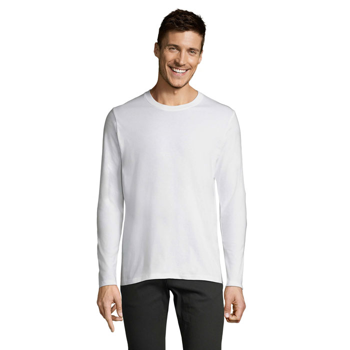IMPERIAL LSL MEN - IMPERIAL LSL MEN T-shirt190 - kopen of bedrukken - wit