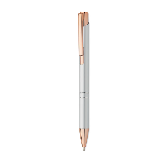 BERN ROSE - Gerecyclede aluminium pen - met logo of onbedrukt bestellen - Zilver