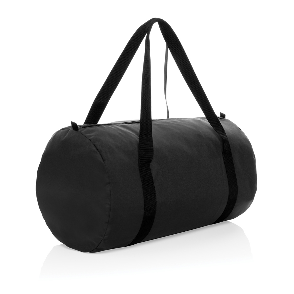 Dillon AWARE™ RPET opvouwbare sporttas - kopen of bedrukken - zwart (± PMS Black)