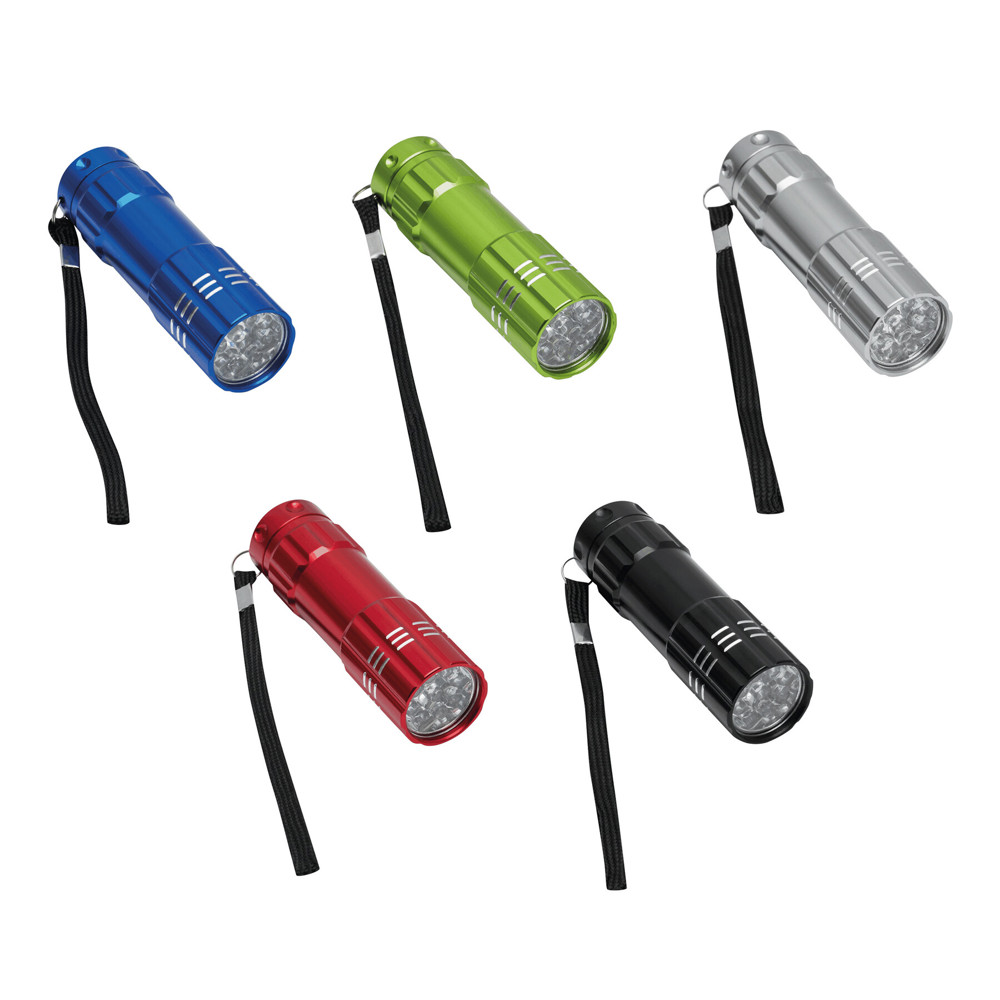 POWERFUL - Robuust uitgevoerde LED zaklamp van metaal