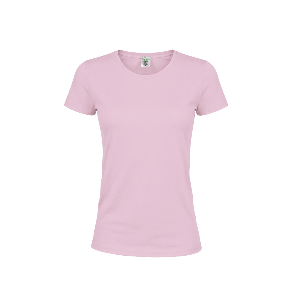 Kleuren Dames T-Shirt "keya" WCS180 - bedrukt of onbedrukt verkrijgbaar - ROSA
