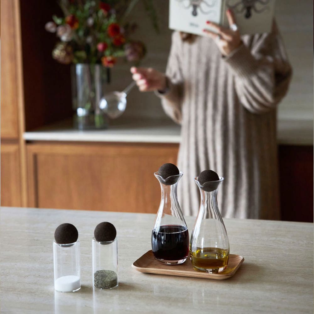 Sagaform Nature zout/peper potjes met kurkstoppers 2 st.