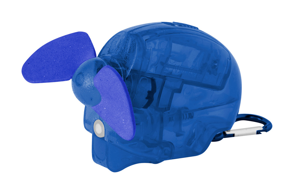 Rapos - watersproeiventilator - voor bedrijven en relatiegeschenken - blauw