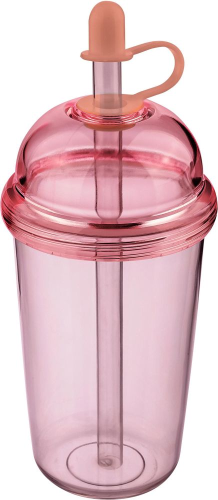 rPet Drinkbeker met rietje Glow 500 ml