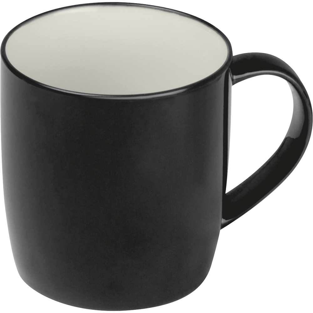 Kopje in leuke kleuren (300ml) - met logo of onbedrukt bestellen - Zwart