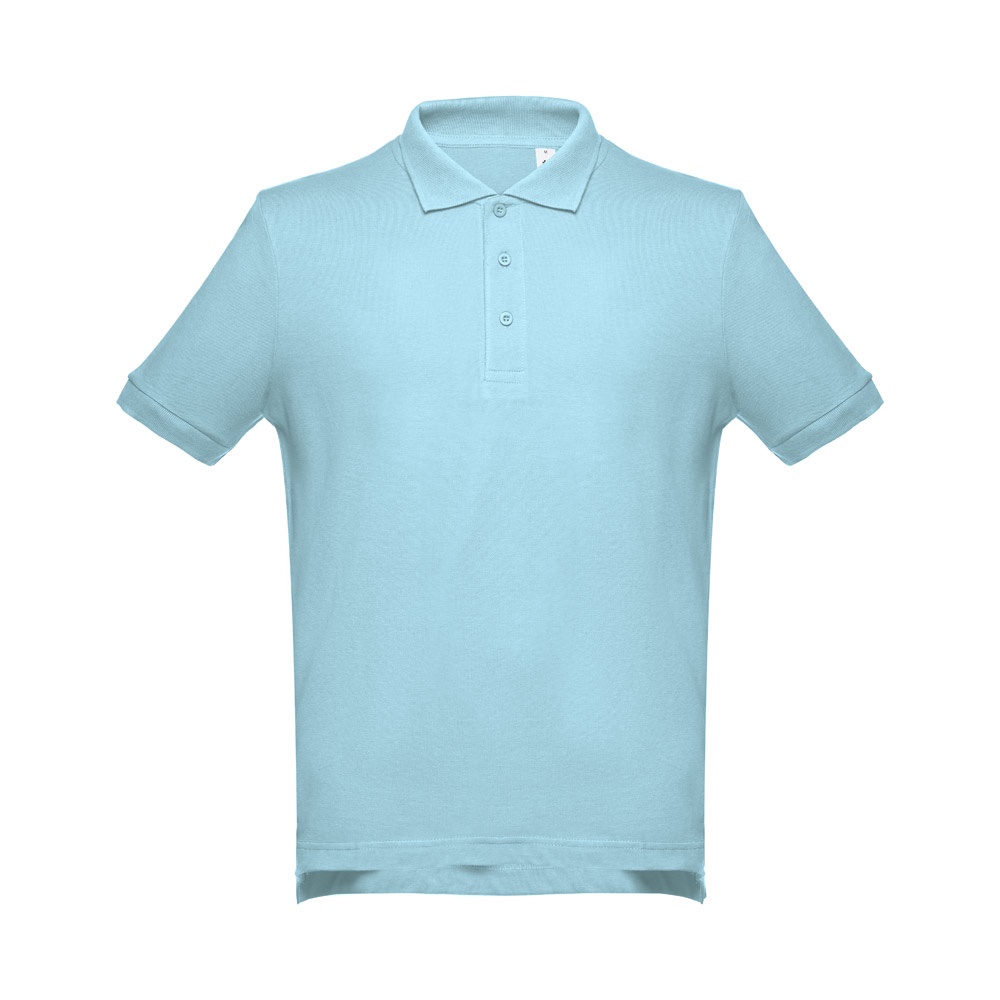 THC ADAM 3XL. Polo t-shirt voor mannen - met logo of onbedrukt bestellen - licht blauw