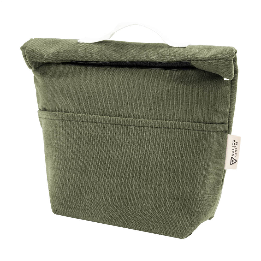 Rekan Cool - gerecyclede canvas koeler tas - met logo of onbedrukt bestellen - Groen