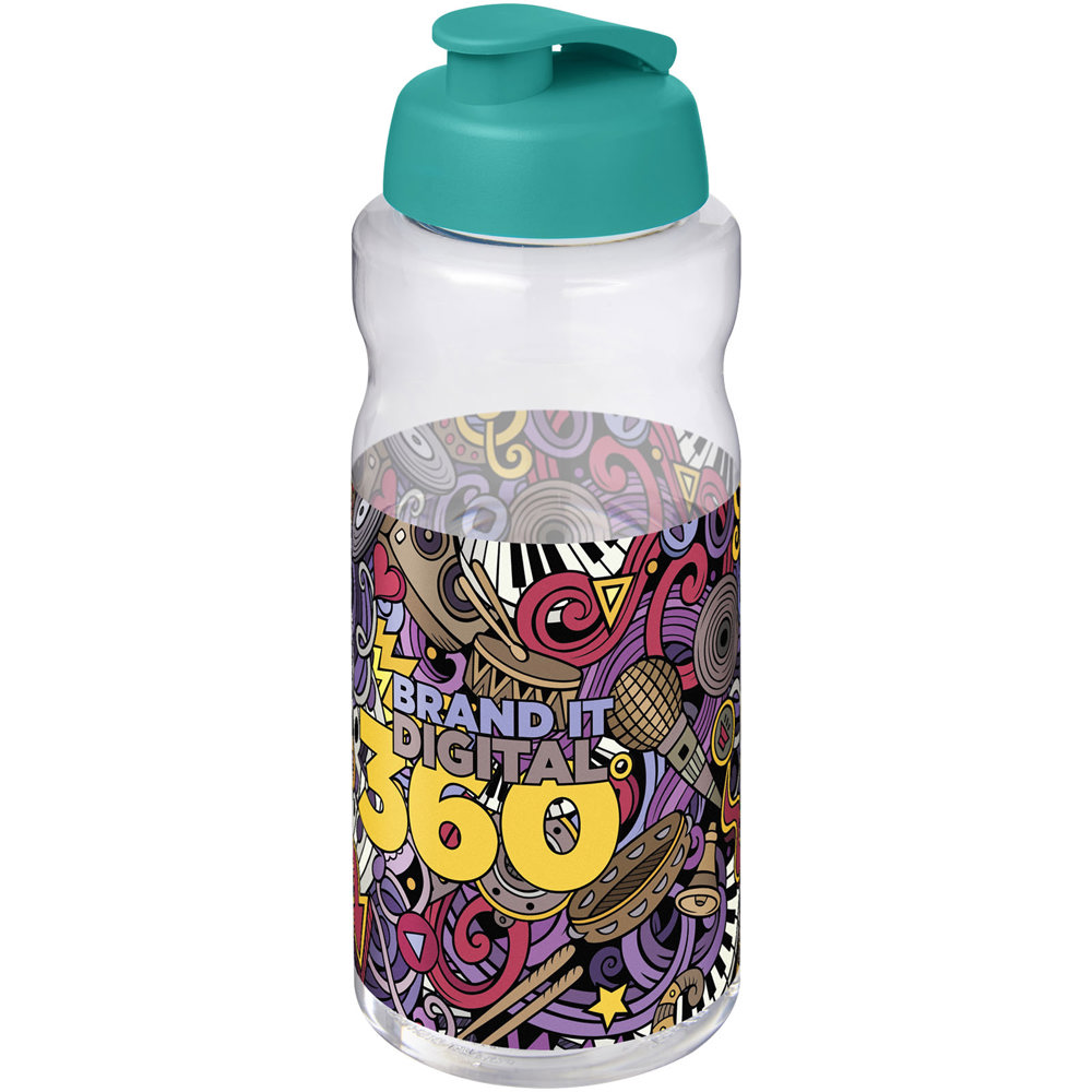 H2O Active® Big Base 1 l drinkfles met klapdeksel