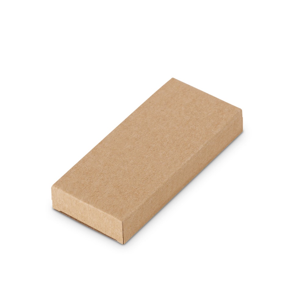 CLERK. 8'000 mAh powerbank met zonnepaneel van 100% gerecycled aluminium