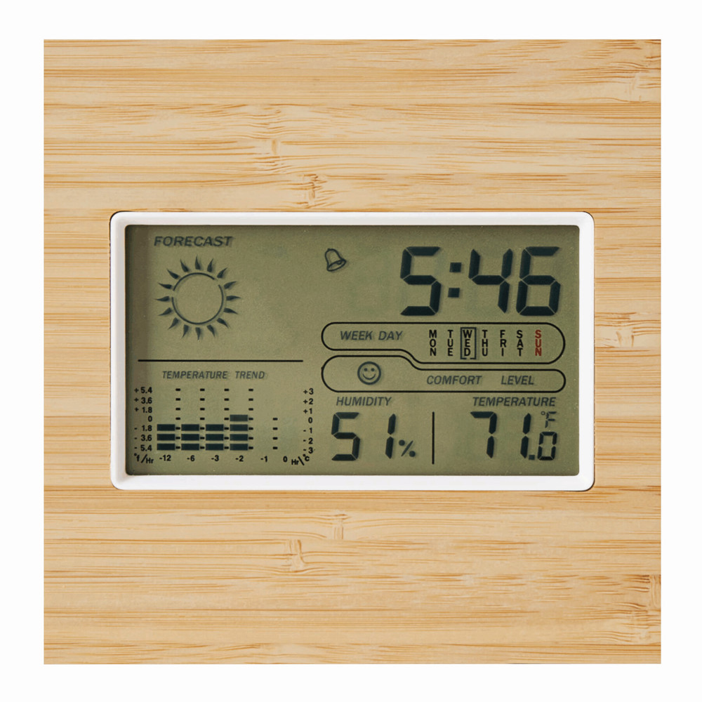 FORECAST - Weerstation - bedrukt of onbedrukt verkrijgbaar