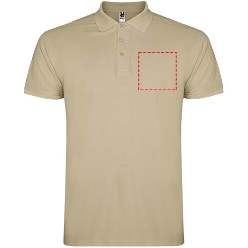Star 200 g/m² herenpolo met korte mouwen