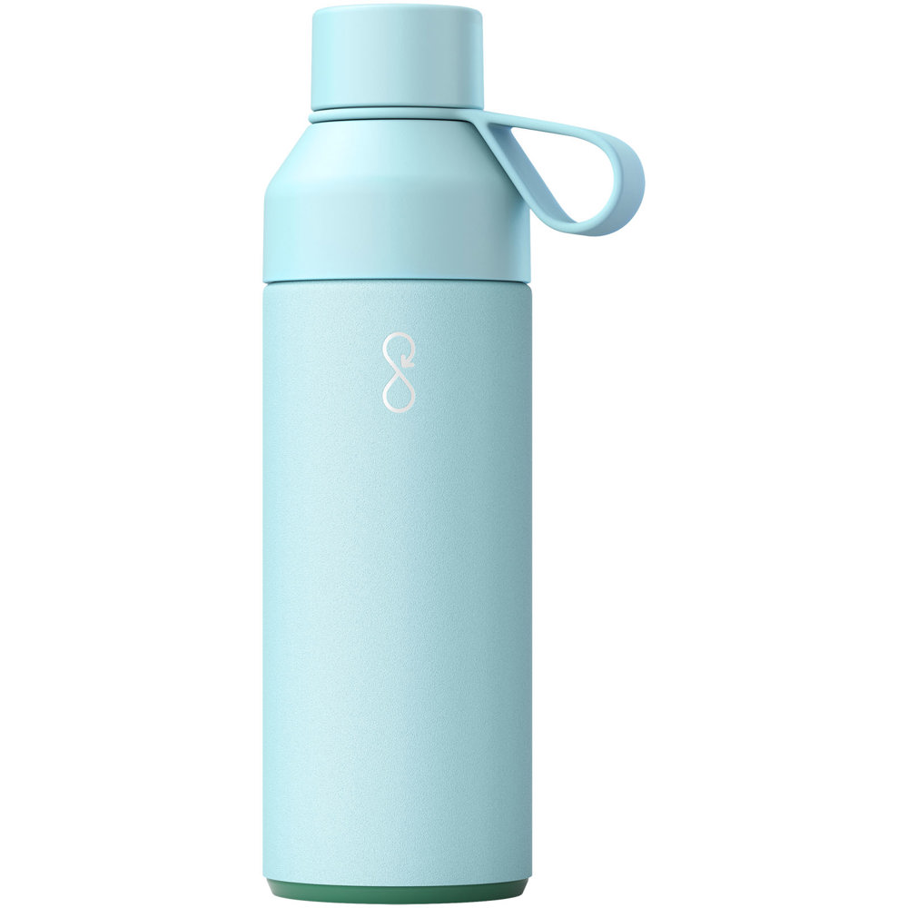 Ocean Bottle vacuümgeïsoleerde waterfles van 500 ml - bedrukt of onbedrukt verkrijgbaar - Hemelsblauw