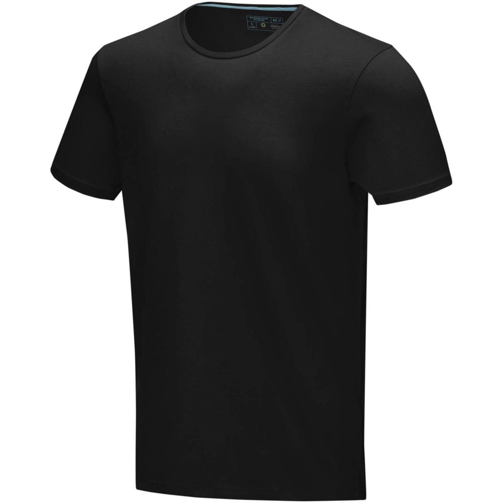 Balfour biologisch heren t-shirt met korte mouwen - bedrukt of onbedrukt verkrijgbaar - zwart