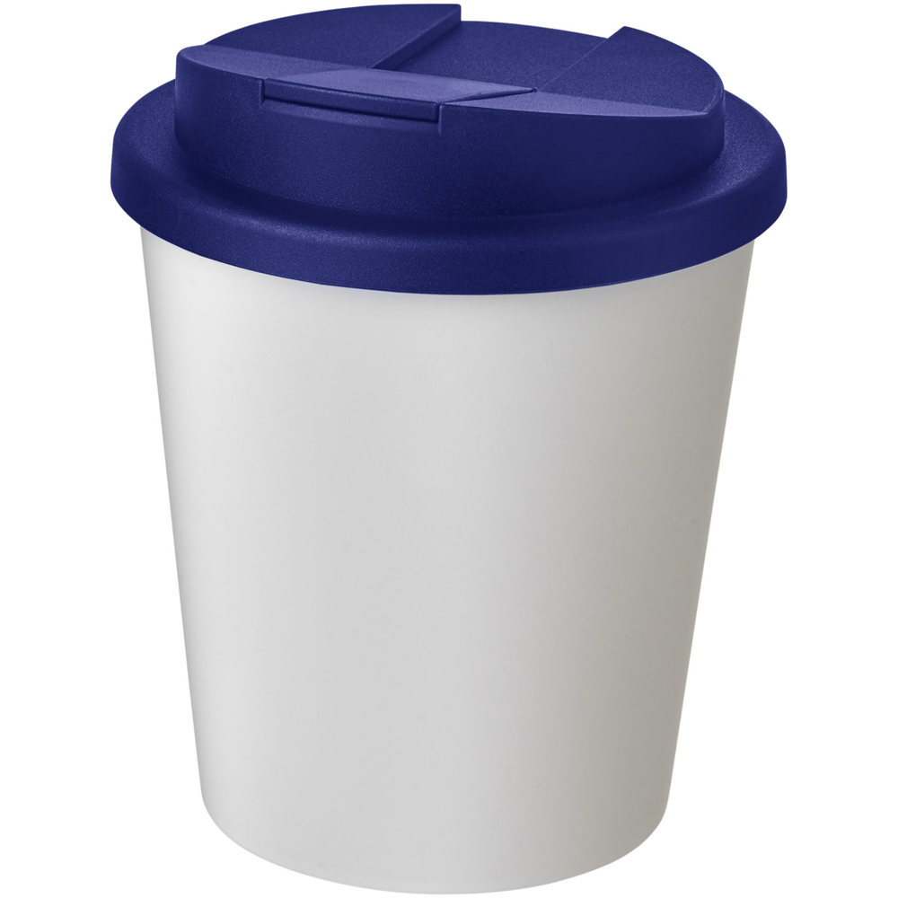 Americano® Espresso 250 ml geïsoleerde beker - voor bedrijven en relatiegeschenken - Wit, Blauw
