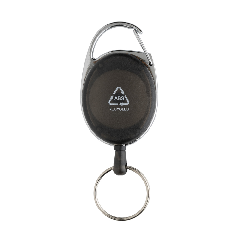 Roller clip sleutelhanger gemaakt van RCS gerecycled plastic
